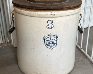 038 uhlpotterycoacornwares8gallonston