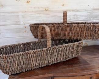 052 largevintagerectangularwickergatheri