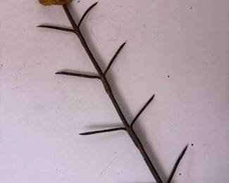 235 vintagewroughtiron6prongbarnhangin