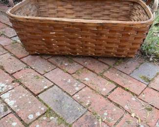 185 largerectangularwovenwoodbasketdual