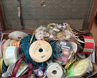 411 vintagecardboardsuitcasefilledwithc