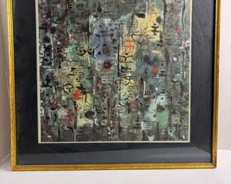 538 framedabstractprintbywchengoldwoo