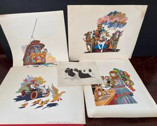 070 fourcolorjohnalcornartprintspanda