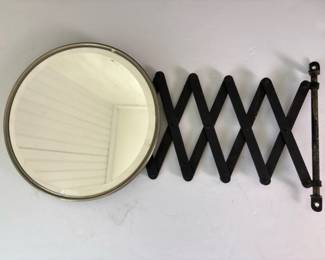 348 vintage8wallmountedextendablemirror