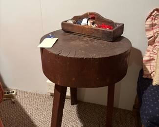 Smaller Antique Butcher Block