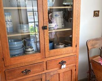 Antique Glass front Cab