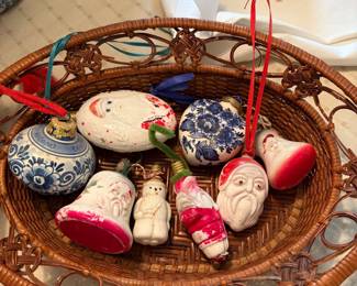 Assorted Vintage Christmas bulbs