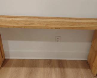 Reclaimed Wood Waterfall Console Table