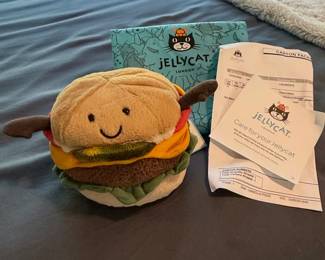 Jellycat Amuseables Burger Plush Toy