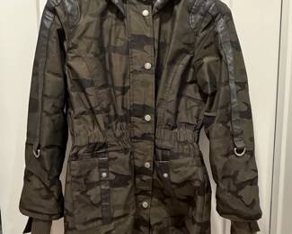 Habitual Kids Camouflage Parka with Faux Leather Trim