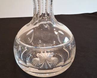 American Brilliant Period Cut Crystal Decanter