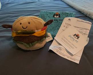 Jellycat Amuseables Burger Plush Toy second image