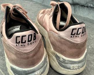 Golden Goose Running Sole Sneakers  Pink Suede and Nylon second image