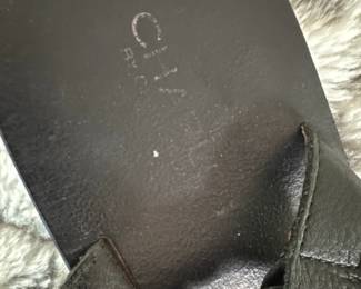 Black Leather Gladiator Sandals with Silver Studs by CIANA third image