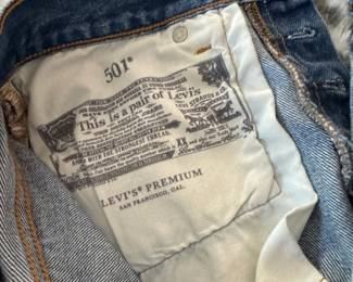 Levis Premium CutOff Denim Shorts second image
