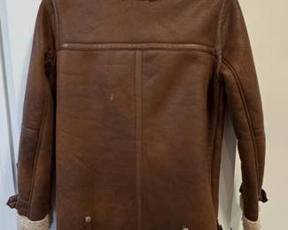 Avec Les Filles Faux Shearling Lined Moto Jacket third image