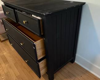 Black SixDrawer Dresser third image