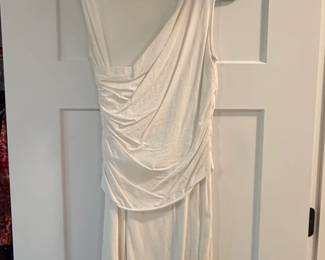 Theory Asymmetrical Draped Jersey Dress second image