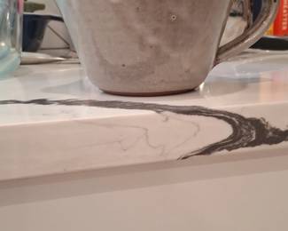 Stoneware Pitcher with Glazed Drip Effect