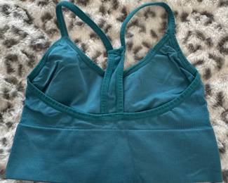 Lululemon Ebb To Street Ribbed Sports Bra  Teal second image