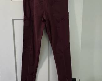 Lululemon Align Crop Leggings Pant Pockets LWBKKS RDMR