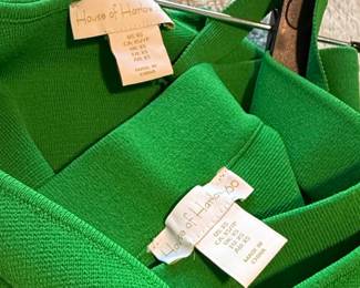 House of Harlow Green Knit Top and Skirt Set third image