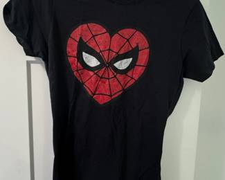 Marvel SpiderMan Heart Graphic TShirt