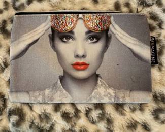 Audrey Hepburn Breakfast at Tiffanys Style Cosmetic Bag
