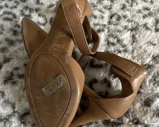 Dream Pairs Womens Tan Pointed Toe Ankle Strap Heels third image