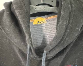 Aviator Nation AV Logo Poncho Hoodie second image