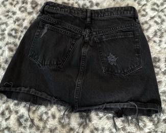 We The Free Distressed Denim Mini Skirt third image