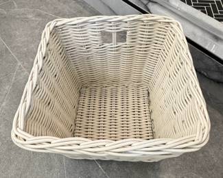 Woven Wicker Storage Basket second image