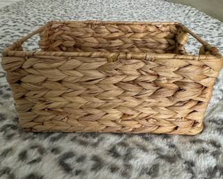 Better Homes  Gardens Woven Water Hyacinth Storage Basket