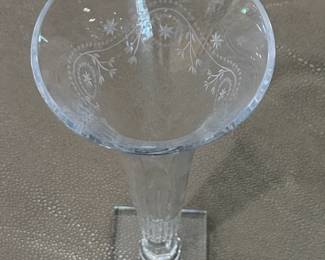 William Yeoward Crystal Trumpet Vase