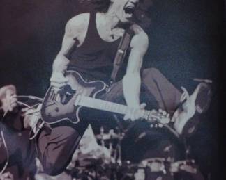 Angus Young AC or DC Guitar Play Canvas Wall Art second image