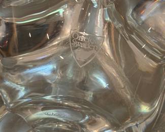 Orrefors Sweden Star Votive Candle Holders Set of  second image