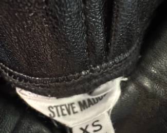 Steve Madden Faux Leather Paperbag Waist Shorts second image