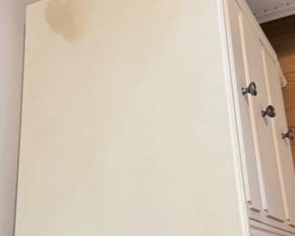 White ThreeDrawer Nightstand second image