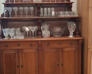 Victorian Walnut Sideboard with Hutch