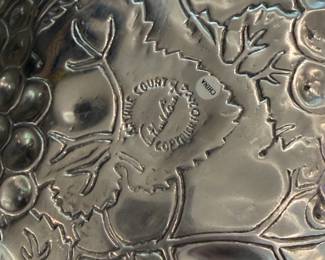 Arthur Court Grape Collection Aluminum Serving Tray second image