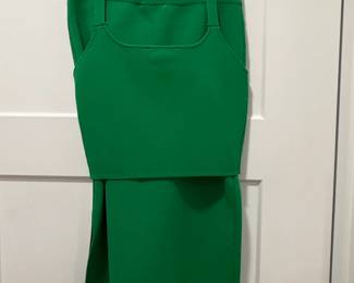 House of Harlow Green Knit Top and Skirt Set second image