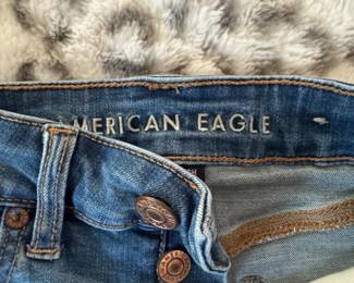 American Eagle Outfitters Distressed Denim Shorts second image