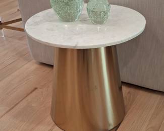 Glass Bubble Orb Sculptures Set of 