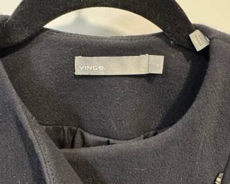 Vince Asymmetrical Zip Wool Blend Jacket second image