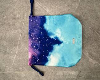 Cosmetic Bag or Pouch with Celestial Print