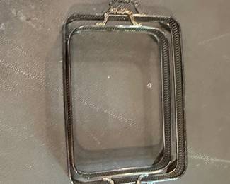 Silver Plated Serving Trays with Handles  Set of second image