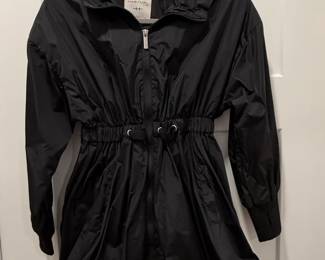 Habitual Kid Black Hooded Drawstring Waist Jacket