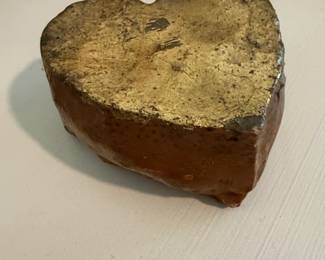 Barbara Biel Gold Heart Decorative Object