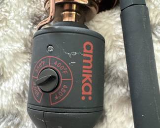 Amika Rose Gold Titanium or Inch Curling Wand