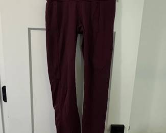 Lululemon Align HighRise Crop Burgundy Leggings